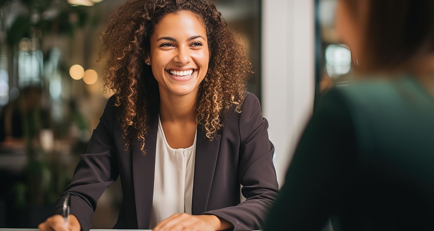 woman at job interview