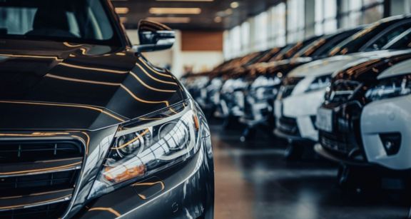 lineup of new cars