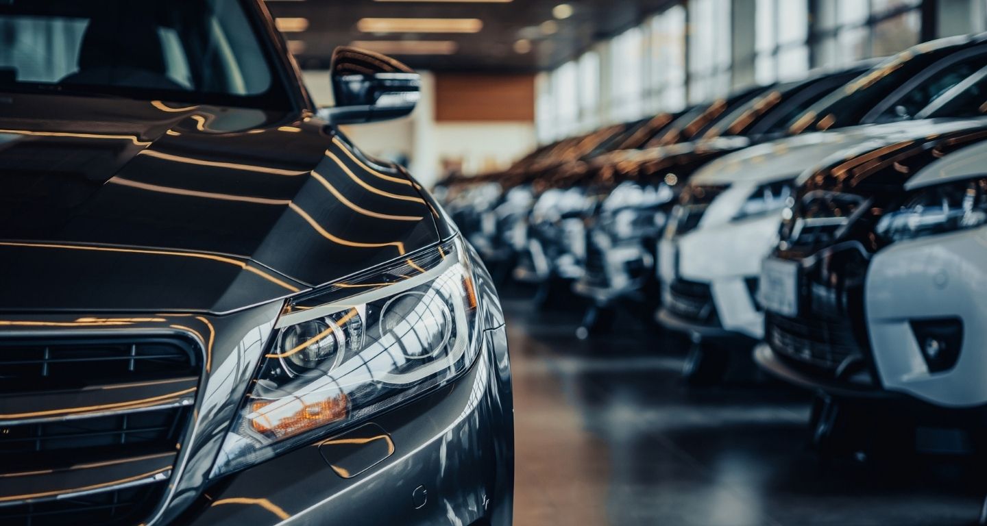 lineup of new cars