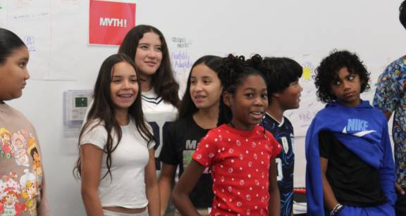 kids in a group