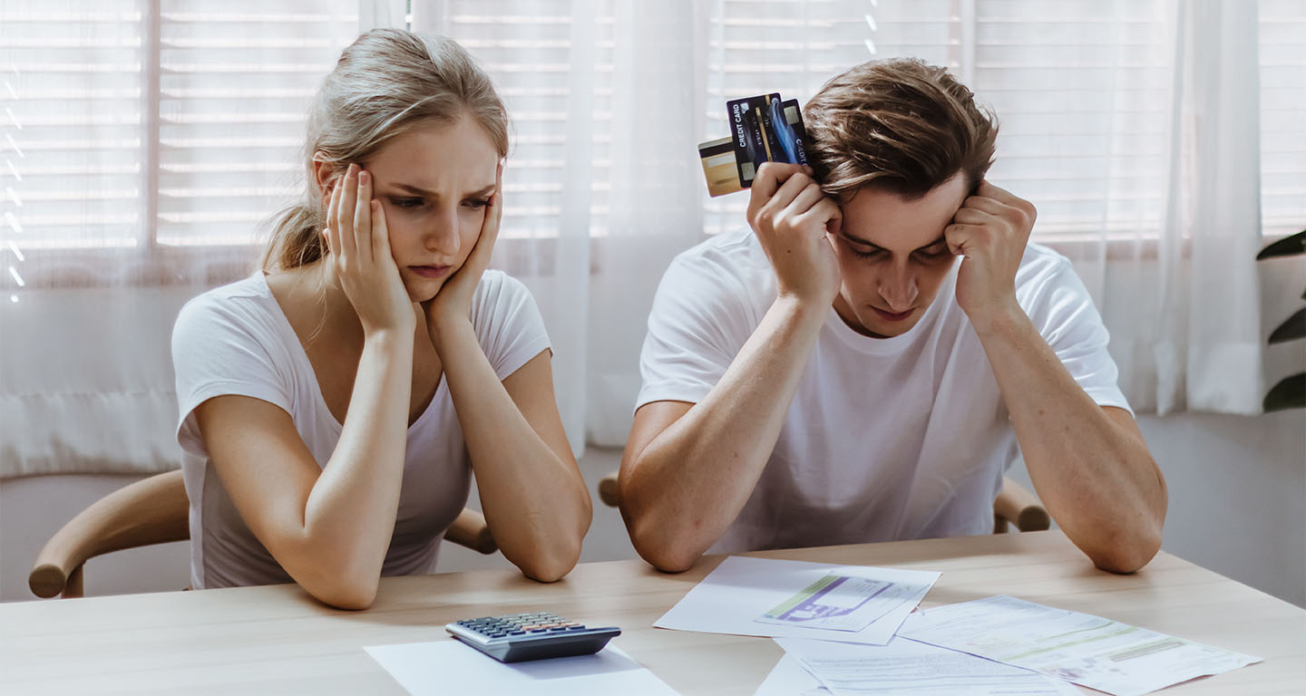 Couple agonizing over debt