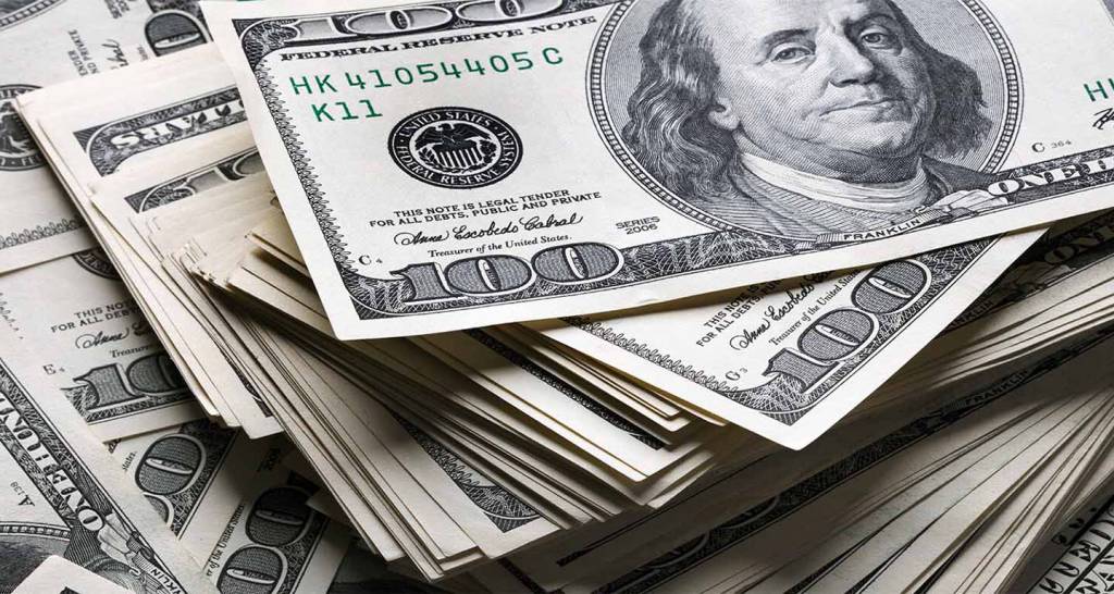 pile of money